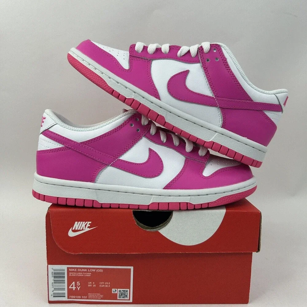 Nike Shoes Dunk Low GS “Laser Fuchsia/Barbie” 2024 - Picture 1 of 5